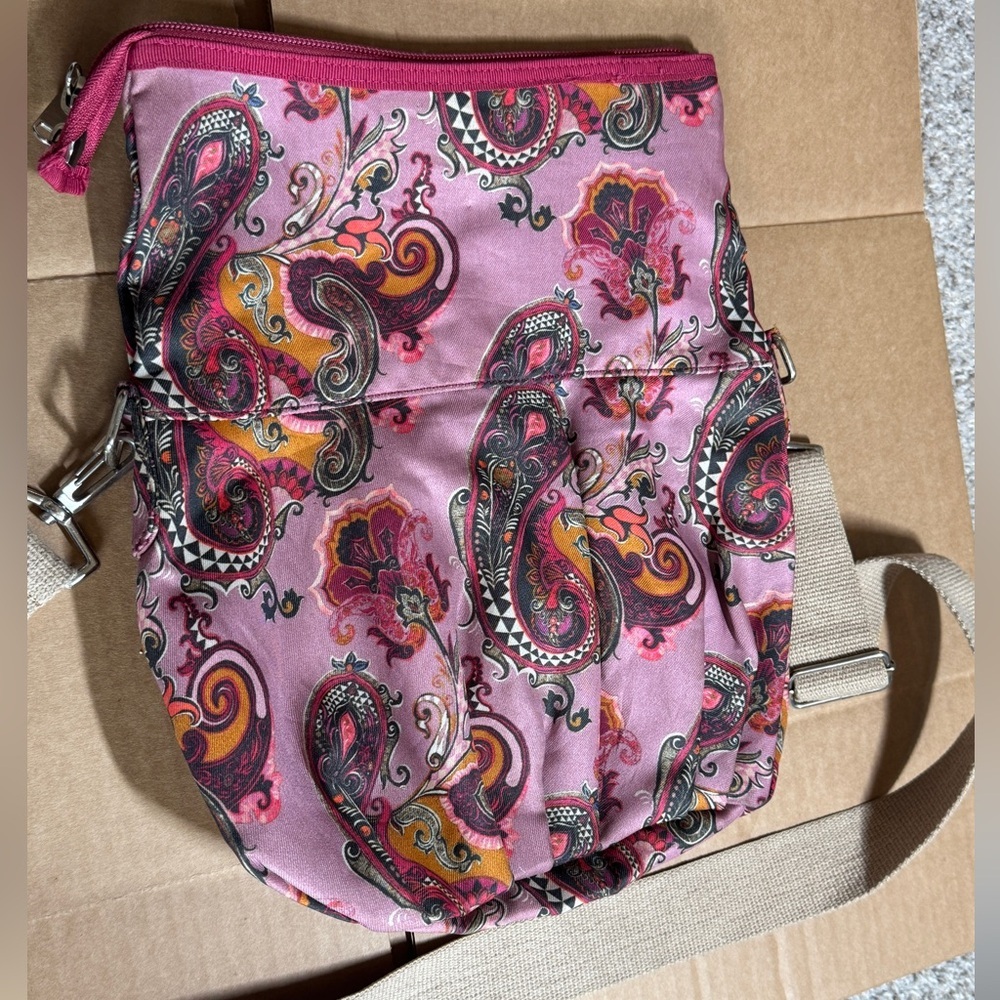 Vintage Etro Pink Paisley Crossbody Bag - Picture 9 of 9